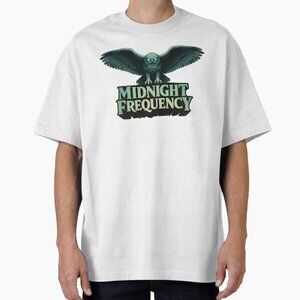 Rush Band Midnight Frequency Oversized T-Shirt